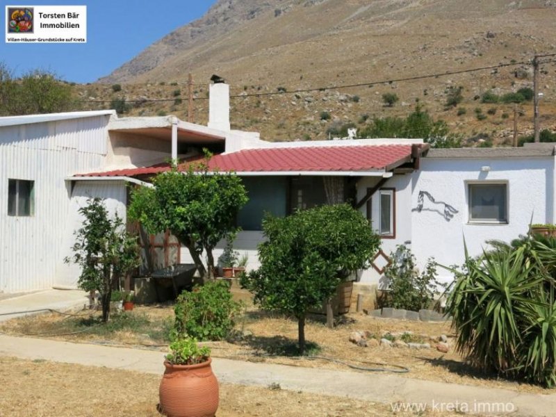 Kria Vrisi Kreta, Kria Vrisi Restauriertes Steinhaus mit Garten Haus kaufen
